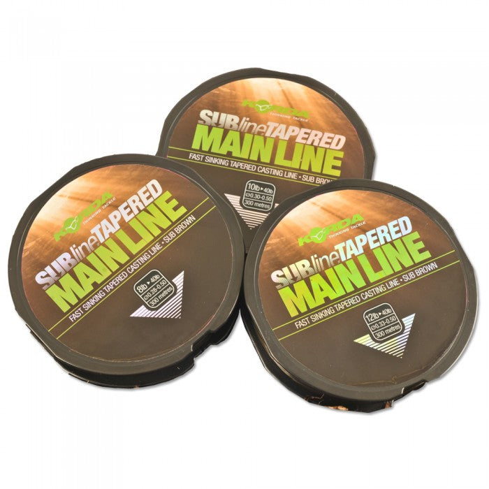 Korda Subline Tapered Mainline (0.33-0.50mm / Brown)