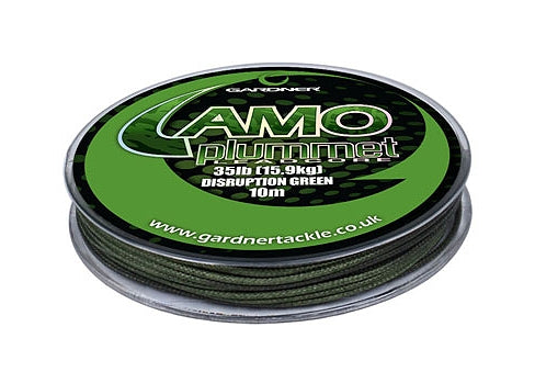 Gardner Camo Plummet Leadcore 35lb 10m Green