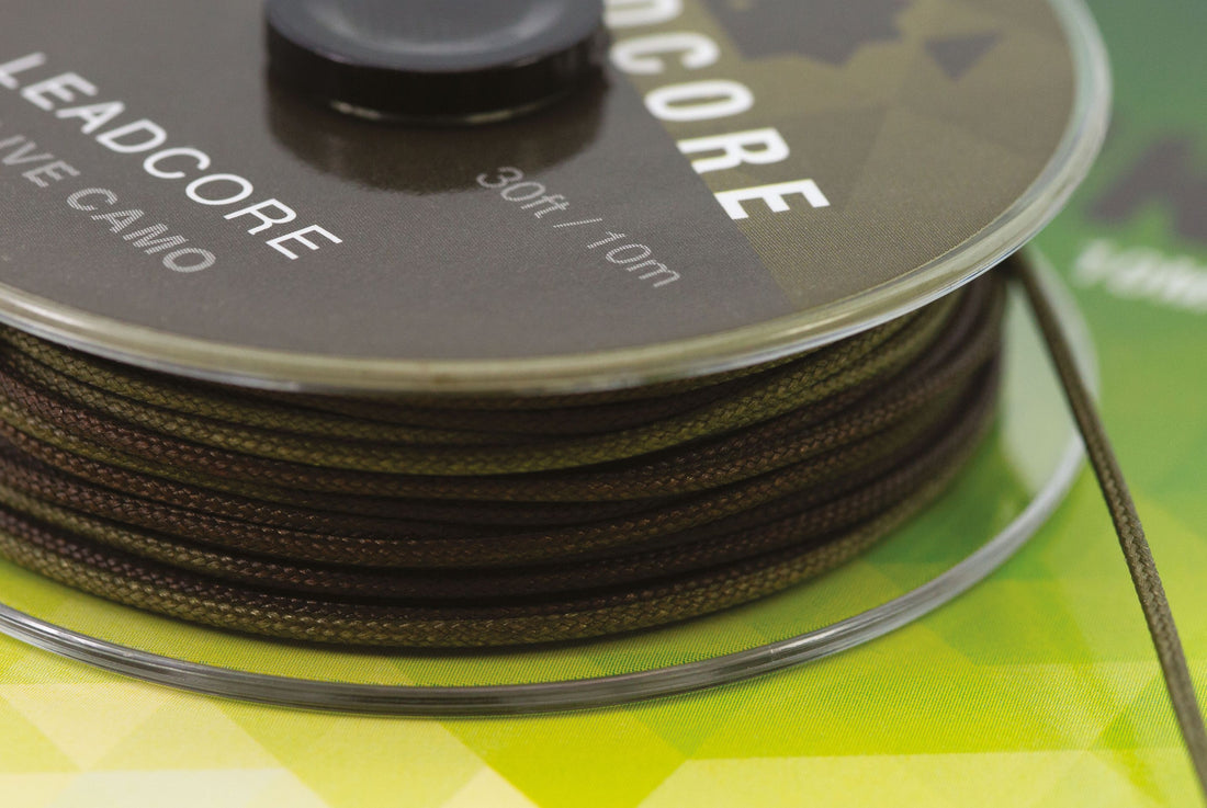 Thinking Anglers Leadcore 45lb Olive Camo 10m