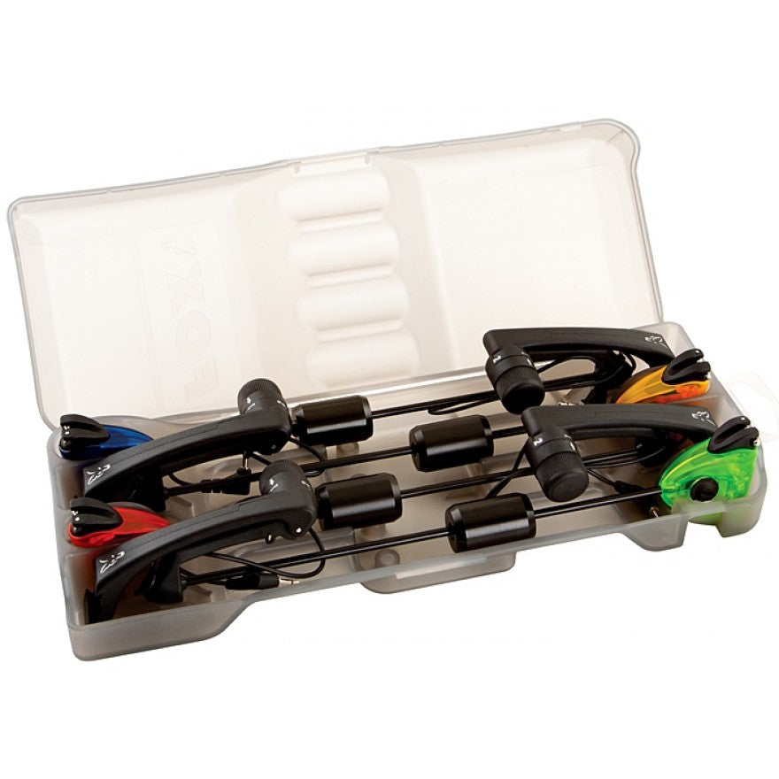 Fox MK2 Illuminated Swinger 4 Rod Set (Red, Orange, Green, Blue)