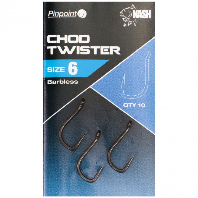 Nash Chod Twister Barbless 6