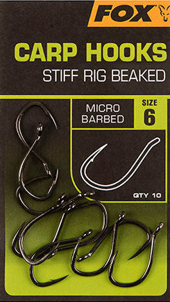 Fox Carp Hooks Stiff Rig Beaked