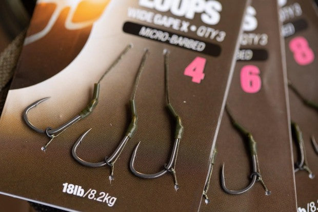 Korda Loop Rigs DF Wide Gape X 6