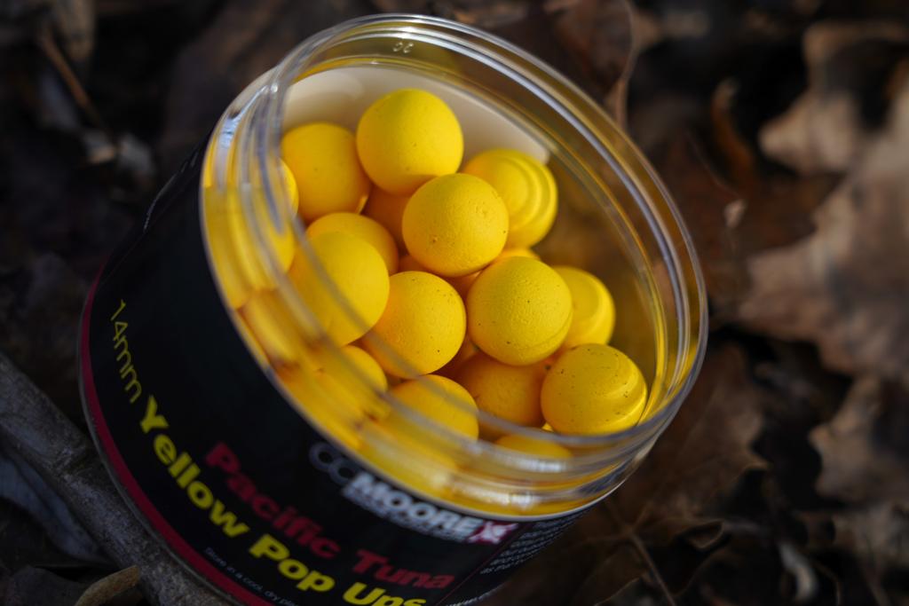 CC Moore Pacific Tuna Yellow Pop Ups 14mm