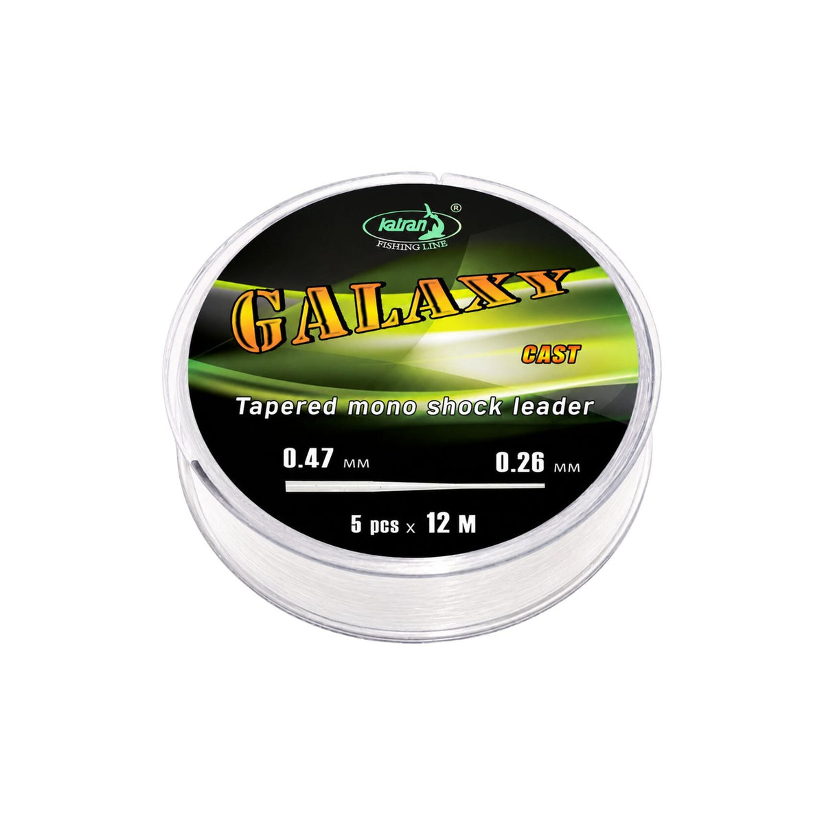 Katran Taper Mono Shock Leader Galaxy Cast - 0,47mm
