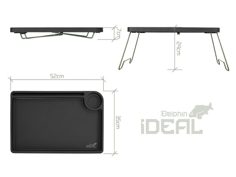 Delphin Klapptisch für Karpfenangler