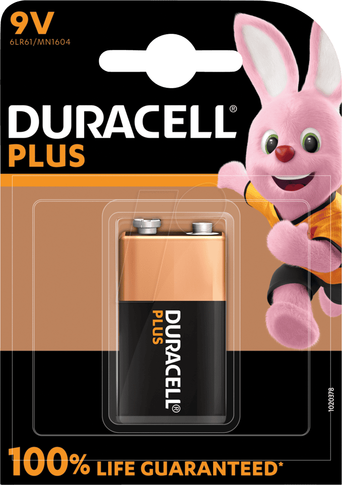 Duracell Plus Power 9V Block