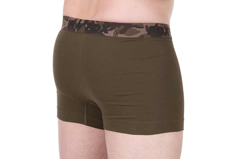 Fox Boxer Shorts Khaki Black