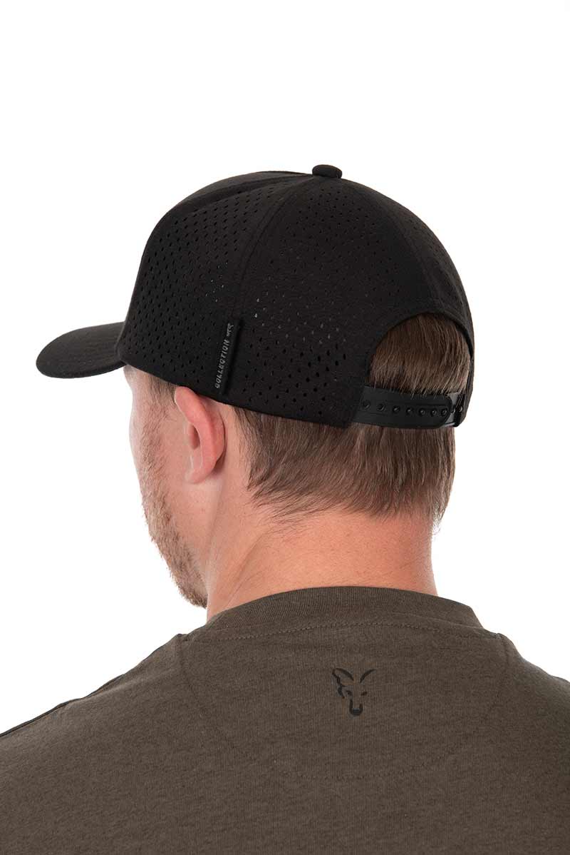 Fox Collection Baseball Cap Black & Orange
