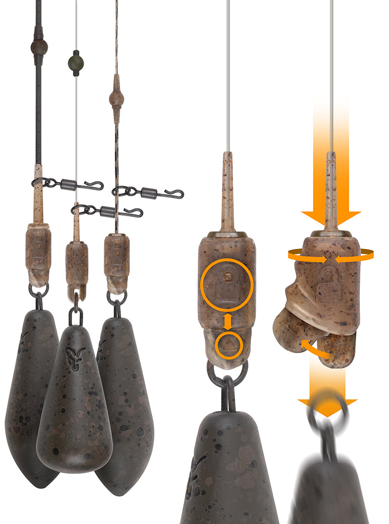 Fox Edges Camo Heli-Clips x3