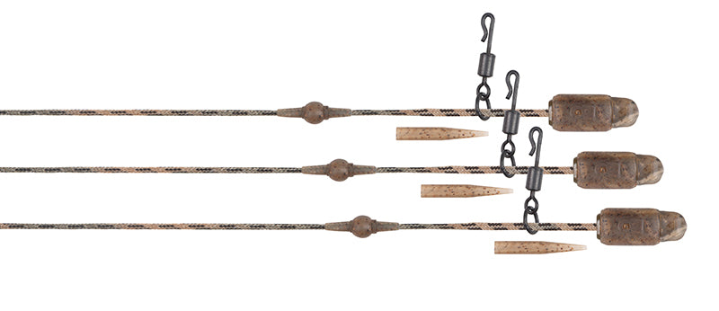 Fox Edges Camo Submerge Heli-Clip Rigs x3