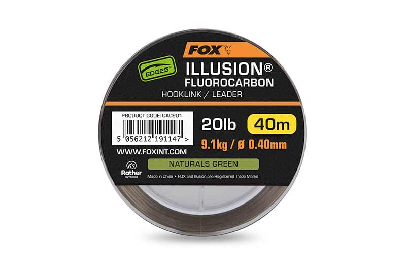 Fox Edges Illusion Flurocarbon Natural Green