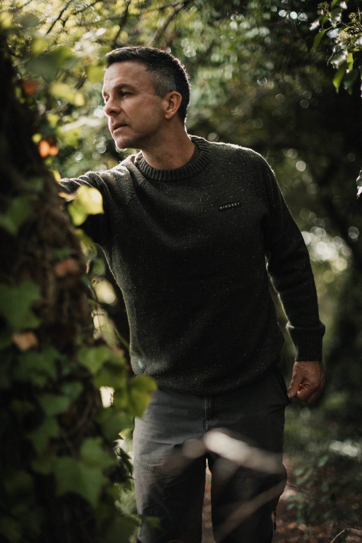 Korda Mindset Fisherman Knitted Sweater Dark Olive