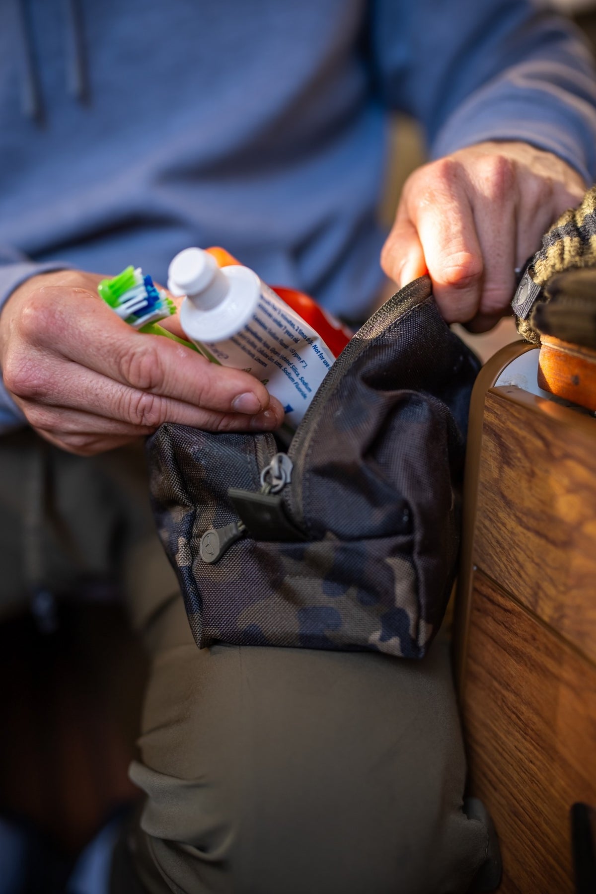 Korda Wash Bag Dark Kamo
