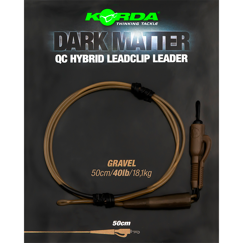 Korda Dark Matter QC Hybrid Leadclip Leader 1m