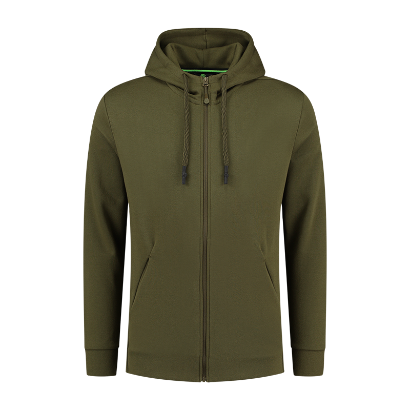 Korda Kore Zip Pro Hoodie Olive Medium