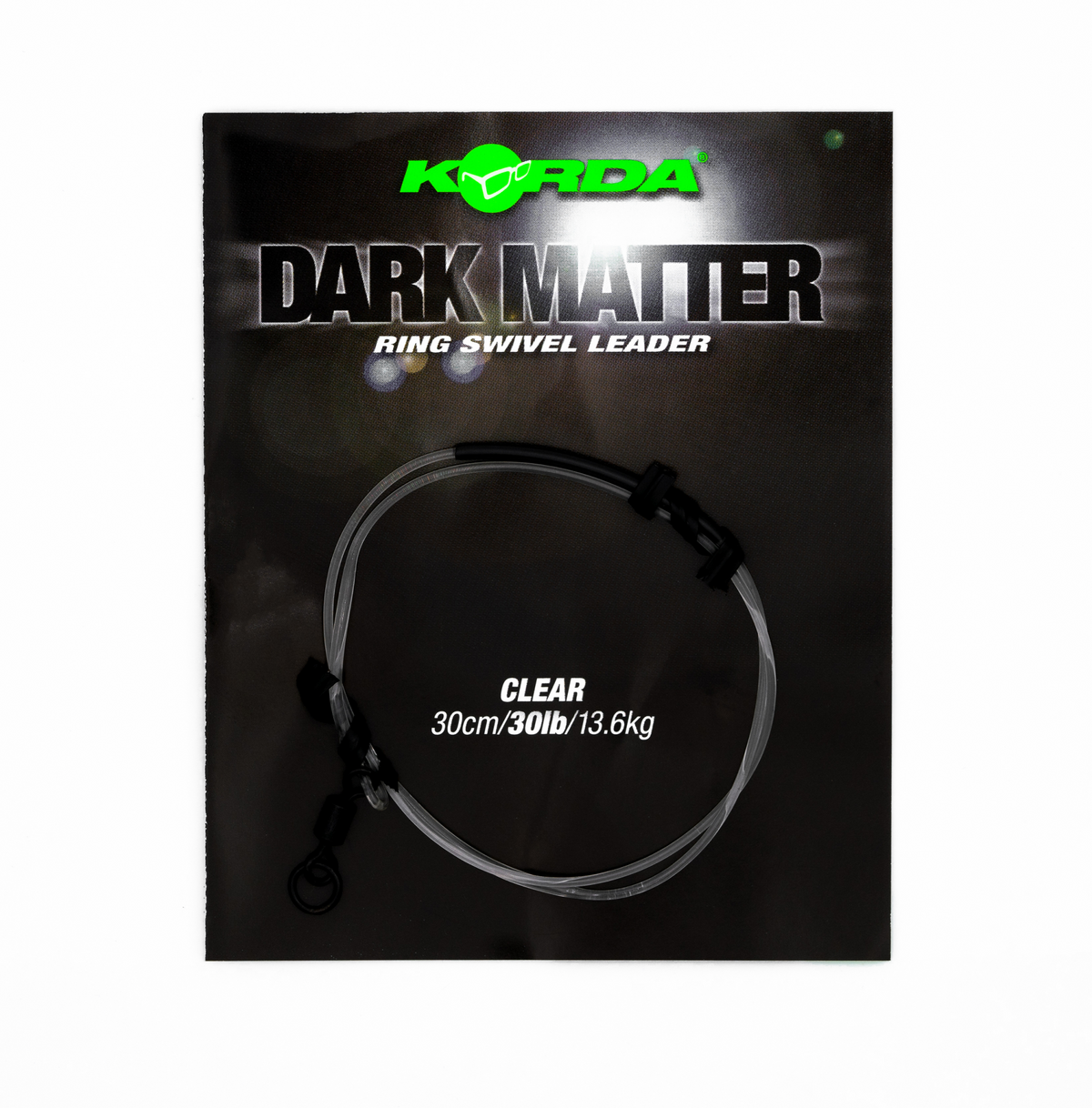 Korda Dark Matter Leader Ring Swivel 30lb 30cm