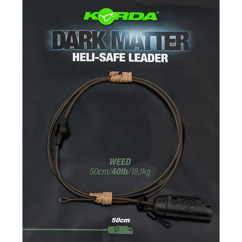 Korda Dark Matter Leader Heli Safe Weed 40lb