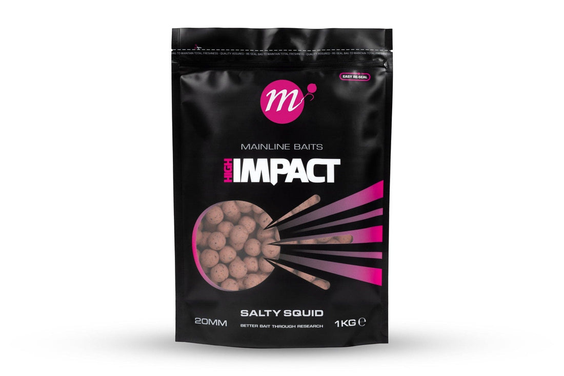 Mainline Hi Impact Boilies Salty Squid 1kg