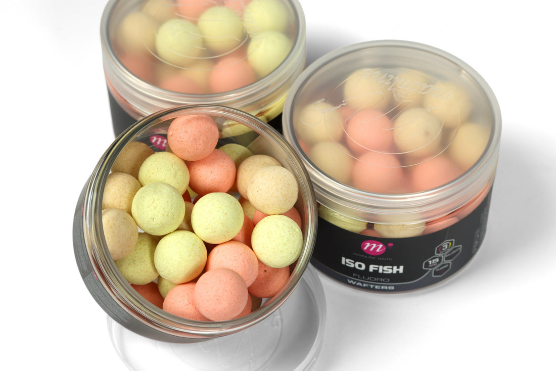 Mainline ISO Sweet Fluoro Wafters 15mm Pink, Yellow, White