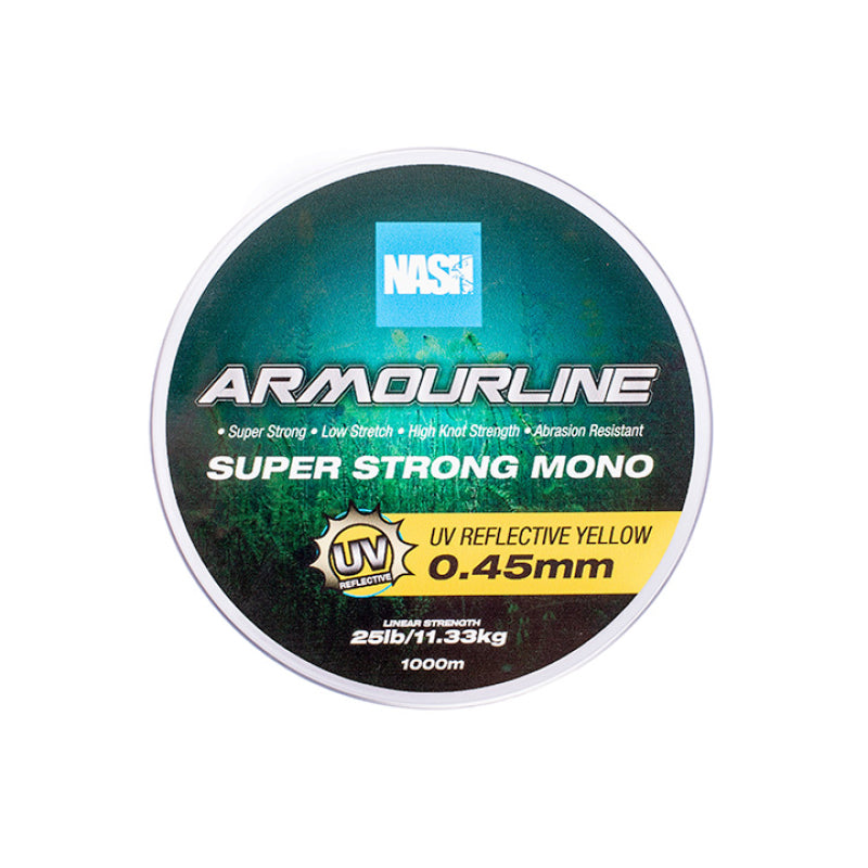 Nash Armourline Super Strong Mono UV Yellow 1000m
