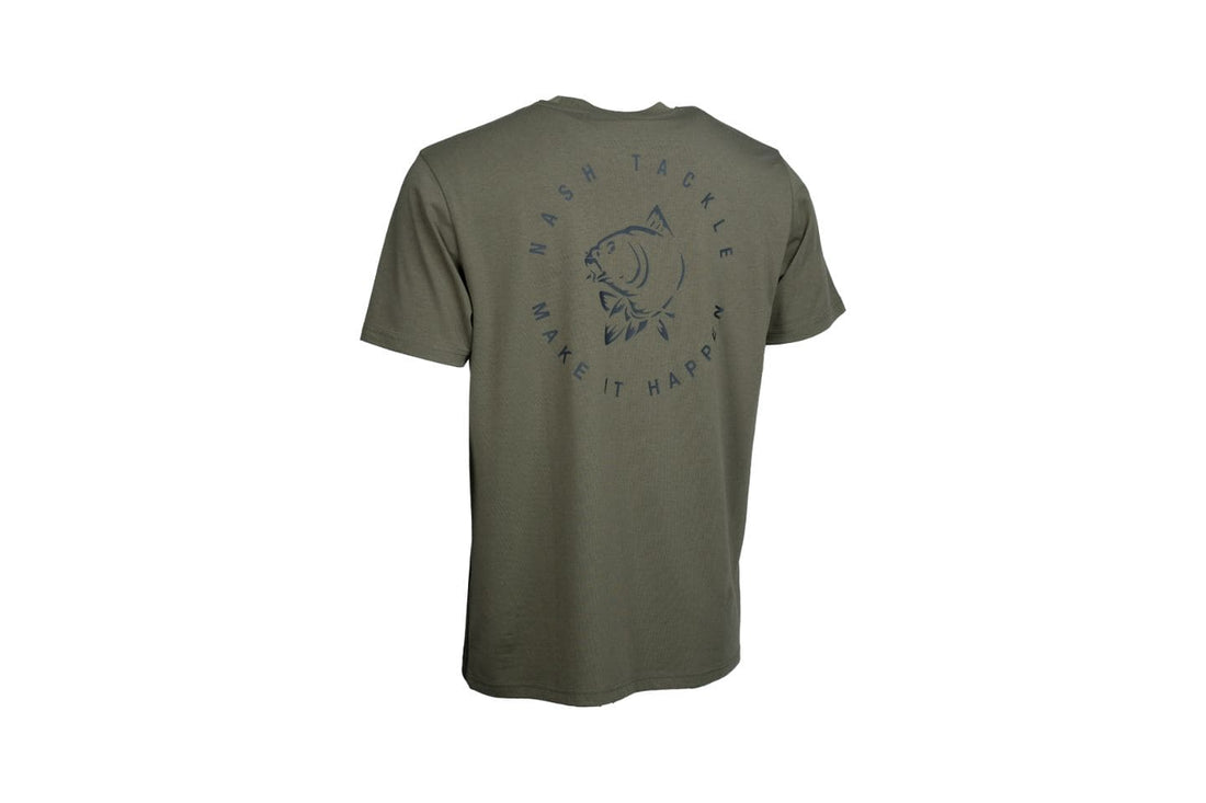 Nash Make it Happen Carp Logo T-Shirt Green