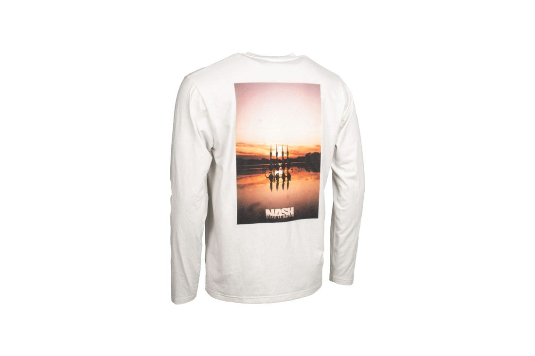Nash Make it Happen Sunset Long Sleeve T-Shirt Ecru
