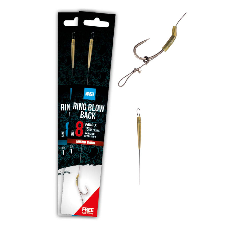 Nash Ring Blow Back Rig Barbless