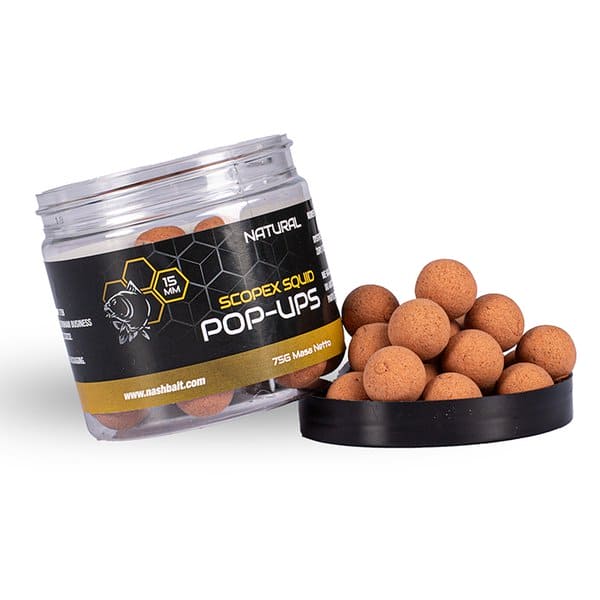 Nash Scopex Squid Pop Ups Natural