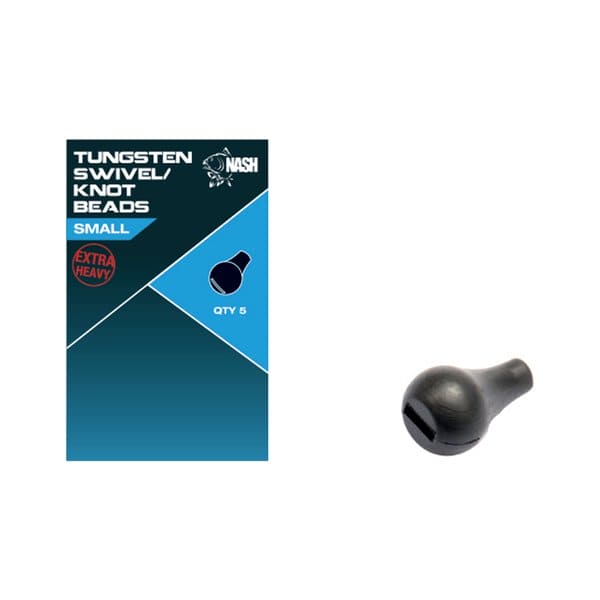Nash Tungsten Swivel & Knot Bead Small