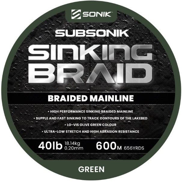 Sonik Subsonik Sinking Braid 600m 0,20mm