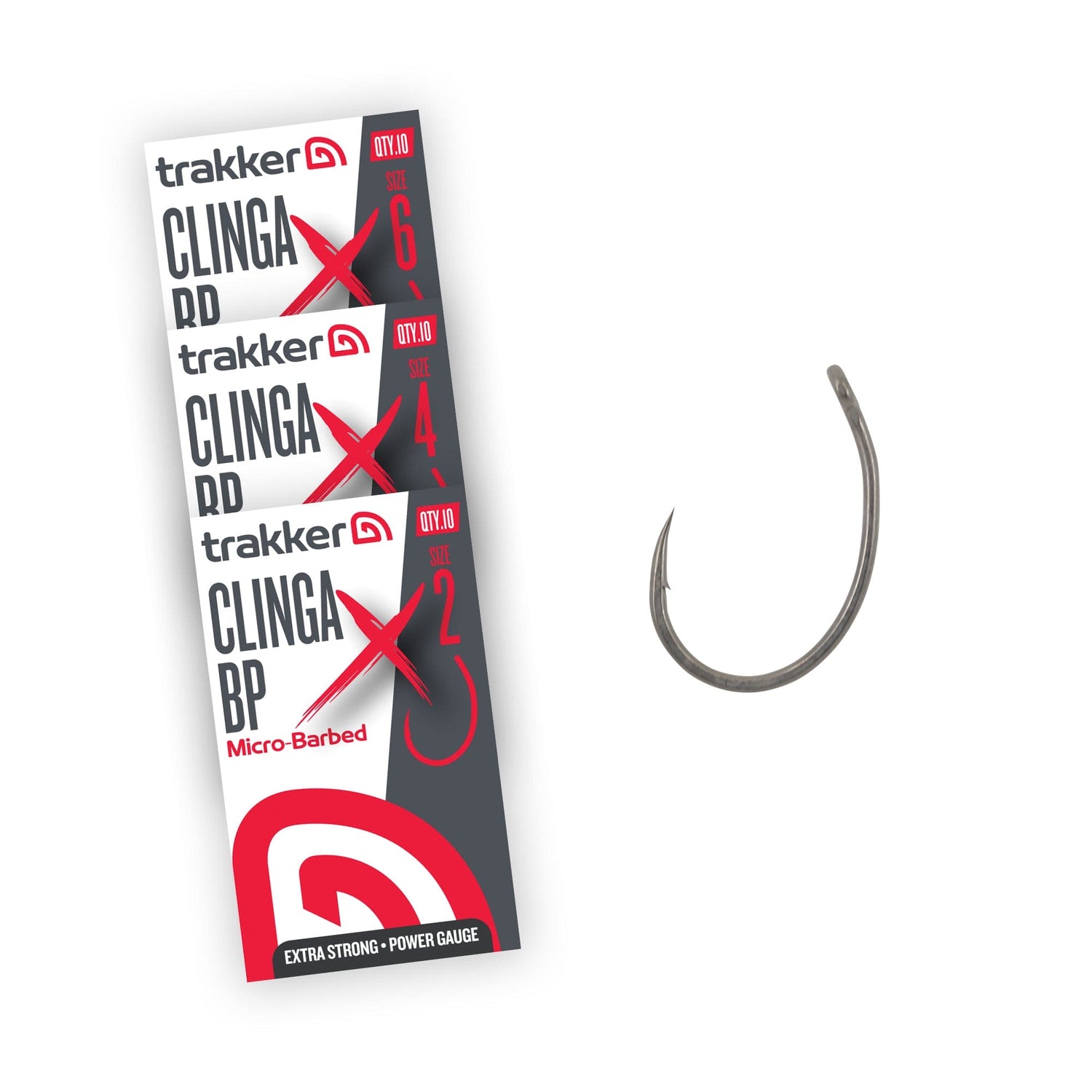 Trakker Clinga BP XS Hooks Micro Barbed