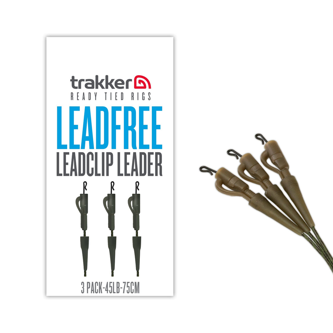 Trakker Leadfree Leadclip Leader 75cm 3 Pack