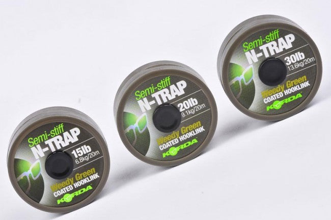 Korda N-Trap Semi Stiff Grün 15lb