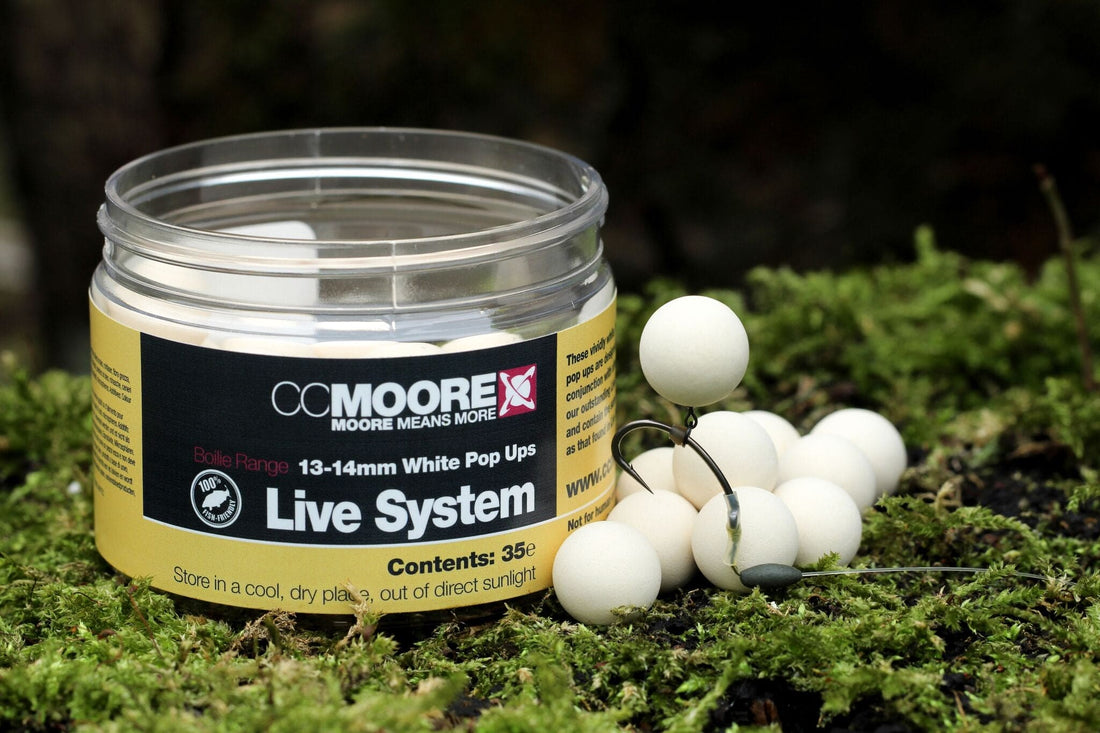 CC Moore Live System White Pop Ups 14mm