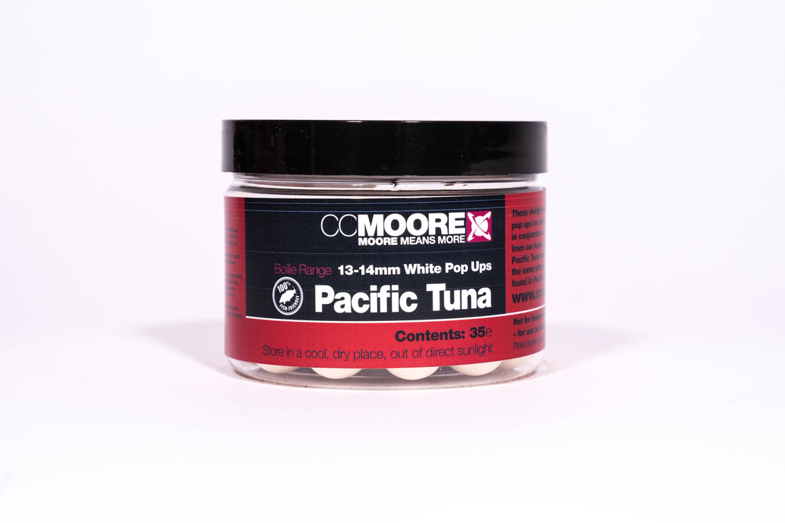 CC Moore Pacific Tuna White Pop Ups 14mm