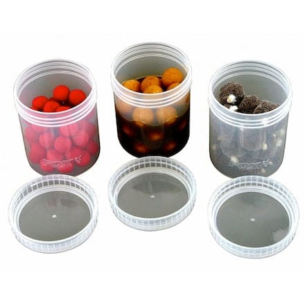 Fox Bait Tubs Half Size Clear x6