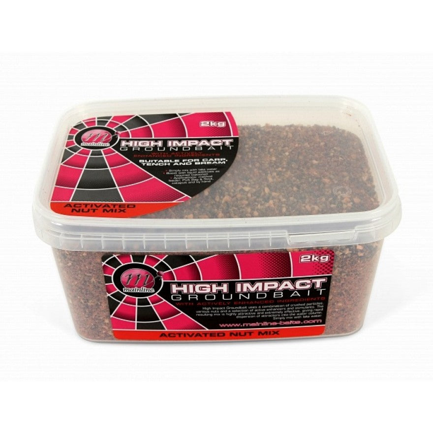 Mainline High Impact Groundbait Active Nut Mix 2kg