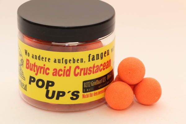 MM Baitservice Butyric Acid Crustacean Pop Ups 15mm