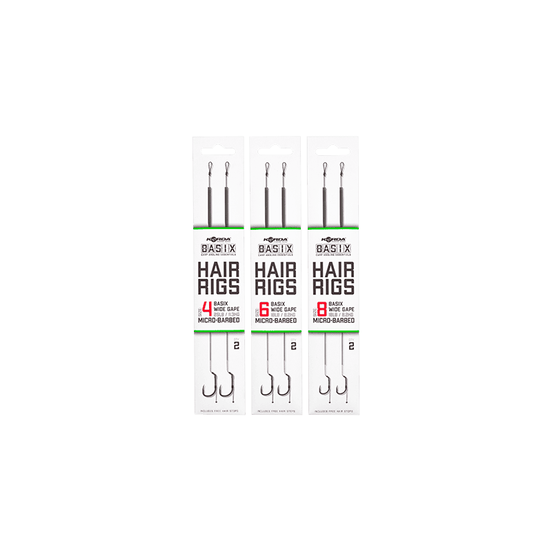 Korda Basix Hair Rigs Wide Gape 6