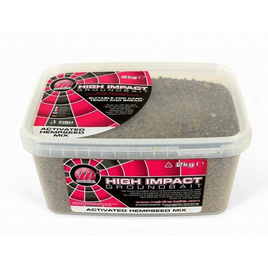 Mainline High Impact Groundbait Active Hemp Mix 2kg