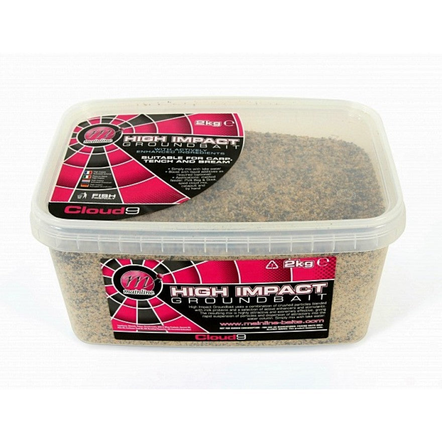 Mainline High Impact Groundbait Active Cloud9 Mix 2kg