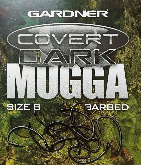 Gardner Covert Dark Mugga Hooks Barbless