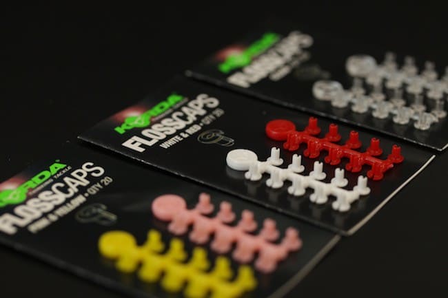 Korda Floss Caps White/Red