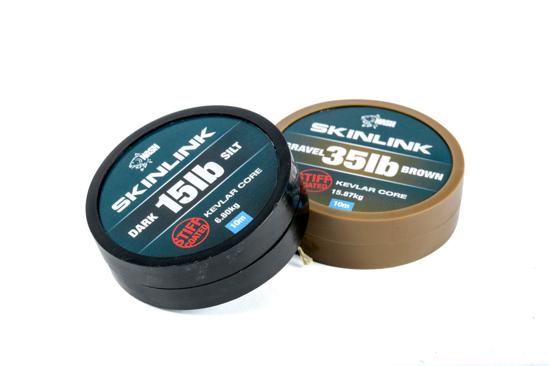 Nash Skinlink Stiff 20lb Gravel 10m