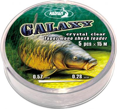 Katran Taper Mono Shock Leader Galaxy 0,26 - 0,57mm