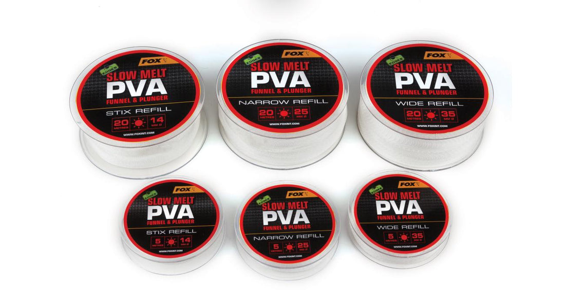 Fox Edges PVA Mesh 20m Slow Melt Refills 25mm Narrow