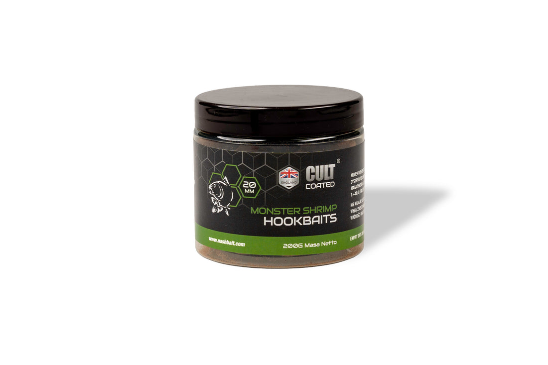 Nash Monster Shrimp Cult Coated Hookbaits