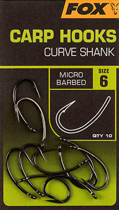 Fox Carp Hook Curve Shank 6