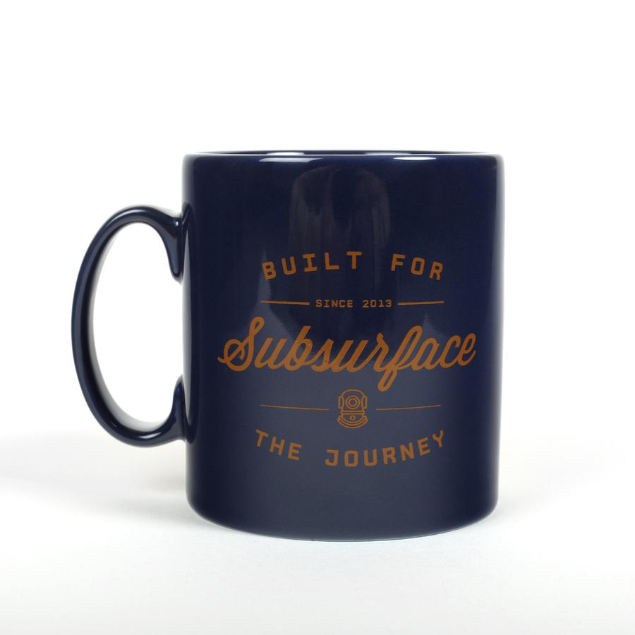 Sub Surface Blue Journey Ceramic Mug